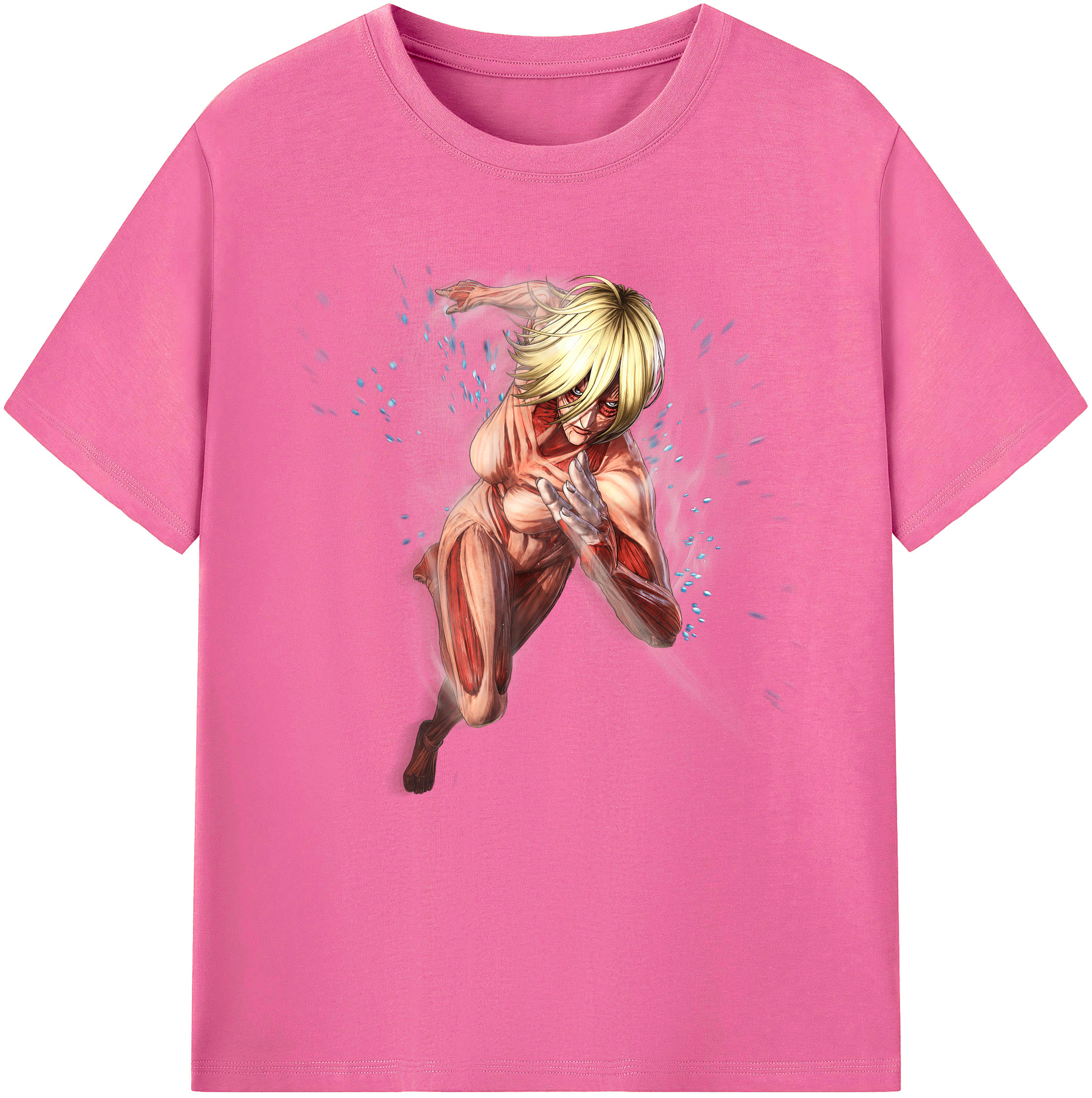 （画像用） 進撃の巨人 Attack on Titan レディースカジュアルプリントTシャツ（綿100％）